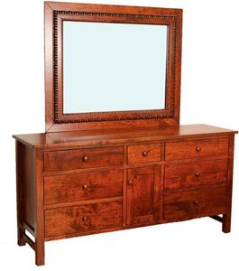Handcrafted Cabin Creek 7-Drawer Dresser with Optional Mirror