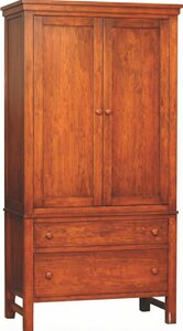 Handcrafted Cabin Creek 2-Piece Armoire