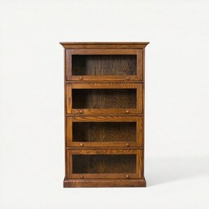 Sheffield Barrister Bookcase with Glass Doors