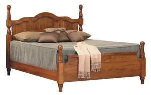 Tidewell Four Poster Hardwood Bed