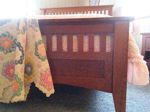 Customer photo close up siesta mission bed