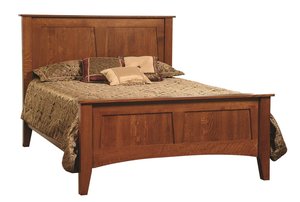Tulane Hardwood Mission Panel Bed
