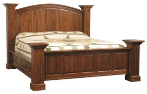 American Made Large Four Poster Bed