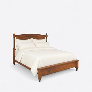 Amish Joel Hardwood Post Bed with Low Footboard