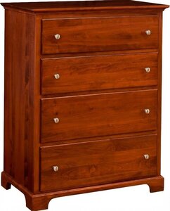 Solid Wood Sonora 4-Drawer Chest of Drawers