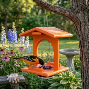Poly Single Oriole Bird Feeder Hanging