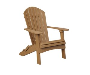 Crafted Berlin Gardens Comfo-Back Folding Poly Adirondack Chair