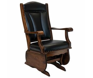 Handcrafted Foxcroft Upholstered Glider Chair
