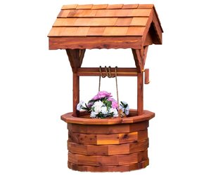 Cedar Large Wishing Well
