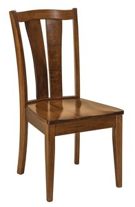 V-Back Solid Wood Dining Chair