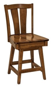V-Back Counter and Bar Stool with Swivel