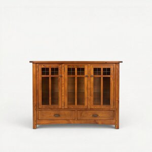 Ashberry Solid Wood High Sideboard Cabinet