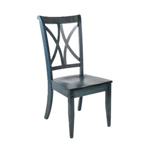 Solid Wood Double Cross Back Dining Chair