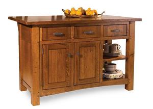Ashberry Solid Wood Kitchen Island