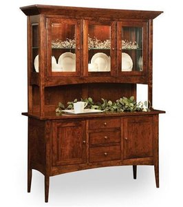 Antiqua Dining Hutch Cabinet with Legs
