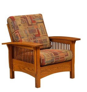 Mission Morris Lounge Chair with Adjustable Back