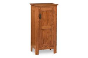 20" Narrow Mission Pie Safe Cabinet - Single Door
