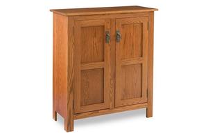 35" Mission Pie Safe Cabinet - Double Doors