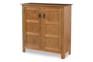 43" Mission Pie Safe Cabinet - Double Doors