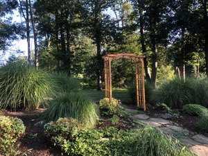 Handcrafted Classic Garden Arbor - Custom Wood, Finish and Size