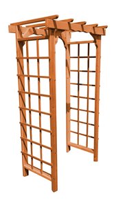 Handcrafted Garden Arbor | Choose Your Size, Wood & Finish