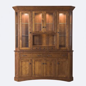 Handcrafted Solid Wood Virginia Farmhouse Buffet and Hutch