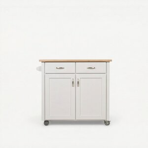 Amish Rolling Utility Drop Leaf Kitchen Island