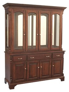 Morris Glass Door China Cabinet Hutch