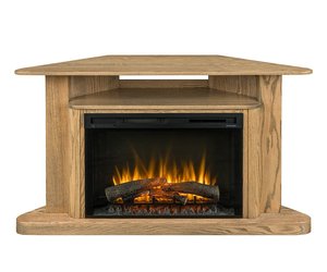 60" Bellport Electric Corner Fireplace TV Stand