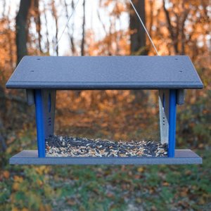 Hanging Bluebird Mealworm Feeder - Made from Recycled Plastic Poly Lumber