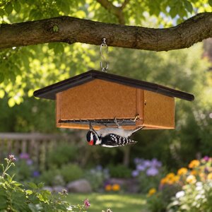 Poly Lumber Upside Down Suet Bird Feeder