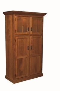 Amish Breckenridge Mission 4-Door Pantry