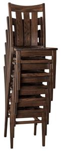 Crafted Solid Wood Stacking Chair