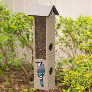 Poly Tall Sunflower Seed Bird Feeder - Hanging