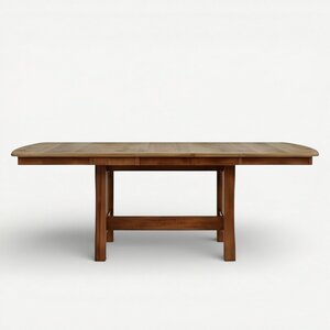 Handcrafted Solid Wood Santa Clarita Trestle Dining Table