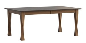 Solid Wood Oxnard Modern Twisted Leg Dining Table