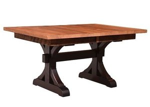 Croft Reclaimed Barn Wood Solid Top Dining Table