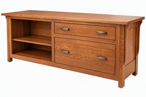 Churchill Mission Solid Wood Office Credenza Cabinet
