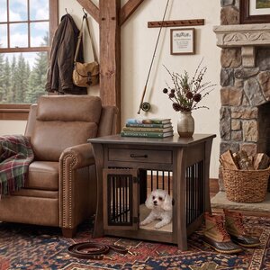 Caledonia Dog Crate End Table
