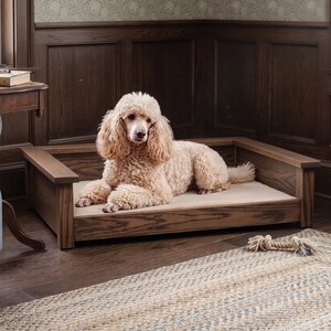 Wooden Dog Bed Lounger
