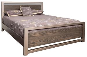 Cumulus Wood and Metal Bed