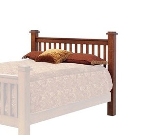 Amish Kelsey Vintage Mission Bed - Headboard Only