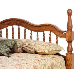 Hollie Heritage Farmhouse Spindle Post Bed - Headboard Only