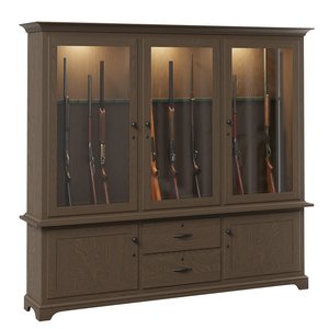 Heartland Solid Wood 20 Gun Cabinet - DutchCrafters Exclusive