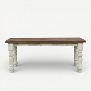 Handcrafted Reclaimed Barnwood Farmhouse Solid Top Dining Table