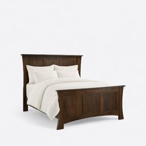 Isaiah Panel Wooden Bed Frame with Headboard