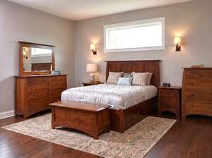 Amish Juliet Six Piece Storage Bed Set