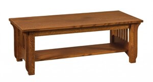 Falkland Mission Rectangular Coffee Table with Optional Lift Top