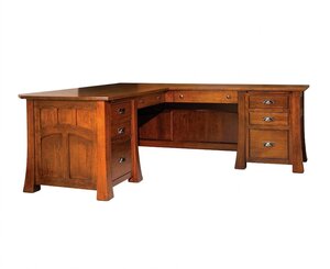Gallanheim Corner Desk with Optional Topper