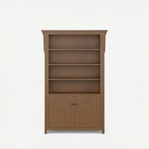 Crafted Churchill Custom Solid Wood Bookcase
